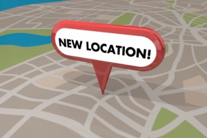 Mew Location Sign On Map